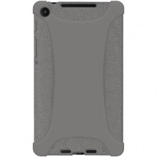 Amzer Silicone Skin Jelly Case - Grey - For Tablet - Gray - Shock Absorbing, Drop Resistant, Bump Resistant, Dust Resistant, Scratch Resistant, Damage Resistant, Tear Resistant, Strain Resistant, Stretch Resistant, Pinch Resistant - Silicone, Jelly 96130