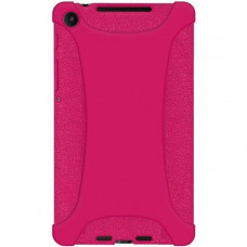 Amzer Silicone Skin Jelly Case - Hot Pink - For Tablet - Hot Pink - Shock Absorbing, Drop Resistant, Bump Resistant, Dust Resistant, Scratch Resistant, Damage Resistant, Tear Resistant, Strain Resistant, Stretch Resistant, Pinch Resistant - Silicone, Jell