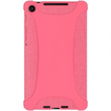 Amzer Silicone Skin Jelly Case - Baby Pink - For Tablet - Baby Pink - Shock Absorbing, Drop Resistant, Bump Resistant, Dust Resistant, Scratch Resistant, Damage Resistant, Tear Resistant, Strain Resistant, Stretch Resistant, Pinch Resistant - Silicone, Je