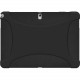 Amzer Silicone Skin Jelly Case - Black - For Tablet - Textured - Black - Shock Absorbing, Drop Resistant, Bump Resistant, Dust Resistant - Silicone, Jelly 96841
