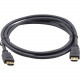 Kramer Standard HDMI (M) to HDMI (M) Cable - 10 ft HDMI A/V Cable for Audio/Video Device, Monitor, TV, HDTV Set-top Boxes, DVD Player - First End: 1 x HDMI Male Digital Audio/Video - Second End: 1 x HDMI Male Digital Audio/Video - Shielding - Gold Plated 