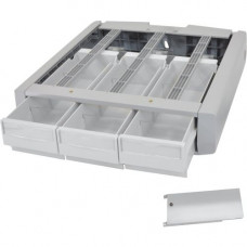 Ergotron SV Supplemental Storage Drawer, Triple - Gray, White 97-864