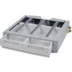 Ergotron SV43/44 Supplemental Double Drawer - 1 lb Weight Capacity - 18" Length x 18" Width x 6.5" Height - Gray, White 97-983