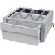 Ergotron SV Supplemental Storage Drawer, Single Tall - 2.20 lb Weight Capacity - 18" Length x 17" Width x 9.5" Height - Gray, White 97-992