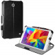 Amzer Carrying Case (Portfolio) for 7" Tablet - Black - Scratch Resistant - Vegan Leather, MicroFiber - Textured - Hand Strap 97094