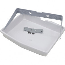 Ergotron SV Front Tray - 13.01 lb Weight Capacity x 16.4" Width x 13" Depth x 3" Height - Plastic, Steel - White, Gray 98-134