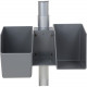 Ergotron Storage Bin for LearnFit SE - 8" Height x 14.5" Width x 8" Depth - Medium Gray - Plastic 98-144-064