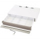 Ergotron CareFit Pro Single Drawer - 2 lb Weight Capacity - White, Warm Gray 98-487