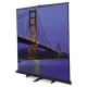 Da-Lite Floor Model C 98040 Manual Projection Screen - 120" - 4:3 - Wall Mount, Ceiling Mount - 69" x 92" - Matte White - GREENGUARD, TAA Compliance 98040