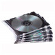 Fellowes Slim Jewel Cases - 50 pack - Jewel CasePlastic, Polystyrene - Clear, Black - 1 CD/DVD 98330