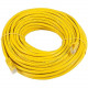 Monoprice FLEXboot Series Cat6 24AWG UTP Ethernet Network Patch Cable, 75ft Yellow - 75 ft Category 6 Network Cable for Network Device - First End: 1 x RJ-45 Male Network - Second End: 1 x RJ-45 Male Network - Patch Cable - Gold Plated Contact - 24 AWG - 
