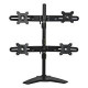 Leyard Planar Quad Monitor Stand - Up to 26.5lb - Up to 24" LCD Monitor - TAA Compliance 997-5602-00