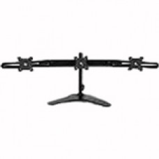 Leyard Planar 997-6035-00 Triple Monitor Stand - 17" to 24" Screen Support - 58.20 lb Load Capacity - LCD Display Type Supported20" Width - Desktop - Black - TAA Compliance 997-6035-00