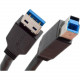 Accell USB 3.0 SuperSpeed Cable (A Plug/B Plug) - 6 ft USB Data Transfer Cable for PC, MAC - First End: 1 x Type A Male USB - Second End: 1 x Type B Male USB - 640 MB/s - Shielding - Black - 1 Pack A111B-006B-2