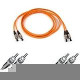 Belkin Fiber Optic Duplex Patch Cable - ST Male - ST Male - 3.28ft - TAA Compliance A2F20200-01M