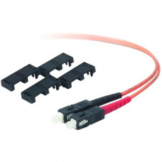 Belkin Fiber Optic Duplex Patch Cable - SC Male - SC Male - 3.28ft - Orange - TAA Compliance A2F20277-01M