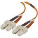 Belkin Fiber Optic Duplex Patch Cable - SC Male - SC Male - 65.62ft - Orange A2F40277-20M