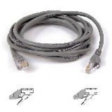 Belkin Cat.5E UTP Patch Cable - RJ-45 - 7ft - Gray A3L781-07