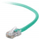 Belkin Cat5e Patch Cable - RJ-45 Male - RJ-45 Male - 12" - Green - TAA Compliance A3L791-01-GRN-S