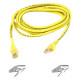 Belkin Cat5e Cable - RJ-45 Male - RJ-45 Male - 1ft - Yellow - TAA Compliance A3L791-01-YLW-S