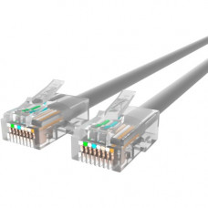 Belkin Cat5e Patch Cable - RJ-45 Male Network - RJ-45 Male Network - 1ft - Gray - TAA Compliance A3L791-01