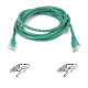 Belkin Cat5e Patch Cable - RJ-45 Male - RJ-45 Male - 2ft - Green A3L791-02-GRN