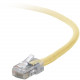 Belkin Cat. 5E UTP Patch Cable - RJ-45 Male - RJ-45 Male - 2ft - Yellow A3L791-02-YLW-S