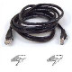 Belkin Cat5e Patch Cable - RJ-45 Male - RJ-45 Male - 3ft - Black - TAA Compliance A3L791-03-BLK