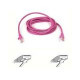 Belkin Cat5e Patch Cable - RJ-45 Male Network - RJ-45 Male Network - 4ft - Pink A3L791-04-PNK