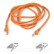 Belkin Cat5e Patch Cable - RJ-45 Male - RJ-45 Male - 50ft - Orange A3L791-50-ORG