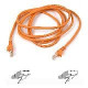 Belkin CAT5e Horizontal UTP Cable - 1000ft - Orange A7L504-1000-ORG