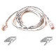 Belkin Cat5e Patch Cable - RJ-45 Male Network - RJ-45 Male Network - 5ft - White - TAA Compliance A3L791-05-WHT-S