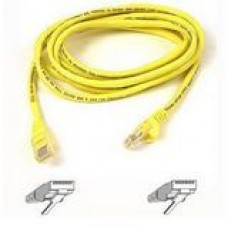 Belkin Cat5e Patch Cable - RJ-45 Male Network - RJ-45 Male Network - 5ft - Yellow - TAA Compliance A3L791-05-YLW-S