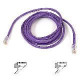 Belkin Cat5e Patch Cable - RJ-45 Male - RJ-45 Male - 2ft - Purple - TAA Compliance A3L791-02-PUR