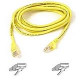 Belkin Cat5e Patch Cable - RJ-45 Male - RJ-45 Male - 6ft - Yellow - TAA Compliance A3L791-06-YLW-S