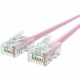Belkin Cat5e Patch Cable - RJ-45 Male Network - RJ-45 Male Network - 7ft - Pink - TAA Compliance A3L791-07-PNK