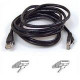 Belkin Cat5e Patch Cable - RJ-45 Male Network - RJ-45 Male Network - 10ft - Black A3L791-10-BLK