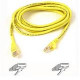 Belkin Cat5e Patch Cable - RJ-45 Male Network - RJ-45 Male Network - 10ft - Yellow A3L791-10-YLW-S
