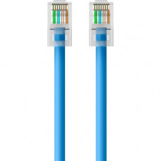 Belkin Cat5e Patch Cable - RJ-45 Male Network - RJ-45 Male Network - 100ft - Blue - TAA Compliance A3L791-100-BLU