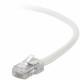 Belkin Cat5e Patch Cable - RJ-45 Male - RJ-45 Male - 3ft - White - TAA Compliance A3L791-03-WHT-S