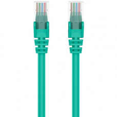 Belkin Cat5e Patch Cable - RJ-45 Male Network - RJ-45 Male Network - 15ft - Green A3L791-15-GRN-S