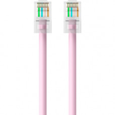 Belkin Cat. 5E UTP Patch Cable - RJ-45 Male - RJ-45 Male - 15ft - Pink A3L791-15-PNK