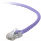 Belkin Cat5e Patch Cable - RJ-45 Male - RJ-45 Male - 15ft - Purple A3L791-15-PUR-S