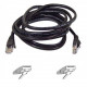 Belkin Patch Cord - RJ-45 Male - RJ-45 Male - 20ft - Black - TAA Compliance A3L791-20-BLK-S