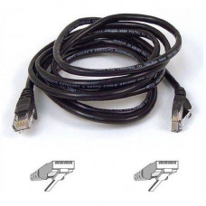 Belkin Cat5e Patch Cable - RJ-45 Male Network - RJ-45 Male Network - 25ft - Black A3L791-25-BLK