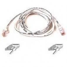 Belkin Cat5e Patch Cable - RJ-45 Male Network - RJ-45 Male Network - 25ft - White A3L791-25-WHT-S