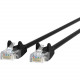 Belkin Cat5e Network Cable - RJ-45 Male Network - RJ-45 Male Network - 30ft - Black - TAA Compliance A3L791-30-BLK-S