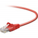 Belkin Cat. 5e Patch Cable - RJ-45 Male - RJ-45 Male - 7ft - Red - TAA Compliance A3L791B07-RED-S