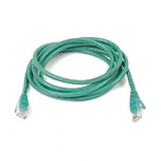 Belkin Cat. 5e Patch Cable - RJ-45 Male - RJ-45 Male - 25ft - TAA Compliance A3L791B25-GRN-S