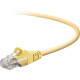 Belkin Cat. 5E Patch Cable - RJ-45 Male - RJ-45 Male - 25ft - Yellow - TAA Compliance A3L791B25-YLW-S